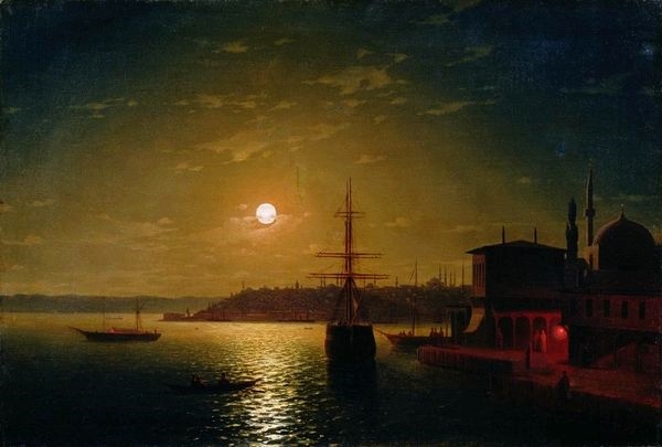 Бухта Золотой Рог. Турция. 1845.